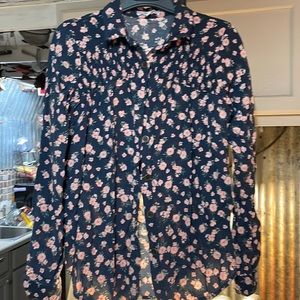 Dress shirt by Taylor and Sage very airy sheer material.